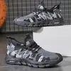 Zapatos para Hombre Transfronterizos 2025 Nuevos Zapatos de Malla Voladora Suela Suave Antideslizantes Zapatilla de Deporte Moda Tendencia Zapatos para Correr para Hombre