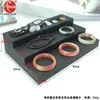 Soporte para anillos de pulsera, joyero, adorno, accesorio, anillo trapezoidal, bandeja expositora para pendientes, almacenamiento de colgantes de terciopelo para joyas