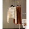 Tienda Insignia Shanghai Dan Nong/Suéter Delgado de Punto Hueco de Seda Tencel/Cubierta de Ganchillo Fina Protector Solar