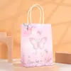 Bolsa de Regalo Día de la Diosa Versión Coreana Bolsa de Regalo Fantasía Corona de Mariposa Bolsa Portátil de Papel Kraft Bolsa de Regalo Romántica Al por Mayor