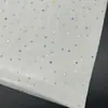 Tejido de Malla con Lentejuelas para Forro Tejido, Tejido Decorativo Texturizado, Forro de Seda Brillante Tejido de Gasa Suave