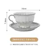 Louça de Mesa Cerâmica Criativa Estilo Japonês Retrô com Listras Onduladas, Tigelas de Arroz com Esmalte Branco, Tigelas de Sopa, Pratos para Legumes, Pratos para Peixe e Molheiras