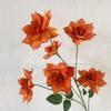 Arreglo Escénico de Flores Artificiales con 6 Cabezas de Rosa, Flores Artificiales para Decoración de Piso de Salón de Bodas, Flores Falsas para Decoración de Hotel y Hogar