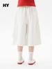 Pantalones Cargo de Color Sólido para Niños 2026 Verano Nuevo Estilo Versión Coreana para Niñas Pantalones Finos de Cinco Puntos para Niños Mayores Pantalones Cortos de Moda de Verano