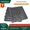 Placa de Drenagem Telhado Verde Plástico Preto HDPE Placa de Drenagem Placa de Drenagem Côncava e Convexa Placa Hidrofóbica Placa Filtro de Água