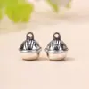 Colgante pequeño de plata de Xizang calabaza de plata materiales para joyería hechos a mano diy accesorios de colgante de joyería accesorios de colgante de plata de Xizang venta al por mayor