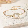 Pulseira de Cobre com Microincrustação de Zircônia Cruzada Mais Vendida para Mulheres Exquisite Brilhante Design de Nicho Acessórios para Pulseiras Fabricante Atacado em Estoque
