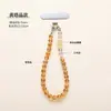 Chaveiro de Pedra de Cristal Natural Runya, Pingente de Celular Anti-Perda, Cordão Chaveiro Desmagnetizador de Cascalho Atacado