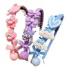 Diadema de Dibujos Animados para Niños Kuromi Peine Acabador de Cabello Roto Lazo No Lastima el Cabello Diadema Presionadora para el Cabello de Niña Pequeña Accesorios para el Cabello