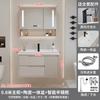 Nuevo Armario Espejo Cerámico Integrado para Baño Estante de Almacenamiento Multifuncional Lavabo para Baño Mesa de Lavado
