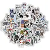 60 Pegatinas de Husky, Ganchos de Reparación Lindos, Divertido Cuaderno Erha Decoración de Pared Escritorio Manual Impermeables