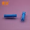 4LSZ319 enchufe cuádruple azul agujero octagonal suelto con columna de conexión de columna de inserción cilindro de conexión piezas de producción pequeñas