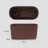 LiquidaciónBolsa de almacenamiento de fieltro, bolsa interior, bolsa de maquillaje de escritorio, forro de bolsa de mano, bolsillo interior