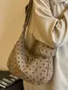 Moda Estilo Coreano Lunares Moda Casual 2026 Elegante Bolso Tote de Gran Capacidad para el Viaje Diario Bolso de Hombro Bajo el Brazo Mujer