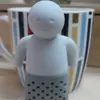 Colador de té de silicona de grado alimenticio transfronterizo Mr.Tea Tea Mr. Té Té Tetera Bolsita de té