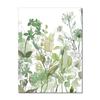 Comercio exterior nórdico simple retro fresco acuarela azul flor planta dormitorio sala de estar lienzo pintura decorativa pintura núcleo