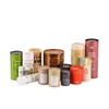 Latas Tubulares de Papel Kraft, Latas Ecológicas de Grado Alimenticio, Latas para Empaque de Regalo, Empaque Sellado Personalizado, Latas de Té para Venta Directa