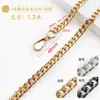 Cadena de Aluminio Pulido de Cuatro Caras 1m / 1.2m Producto Terminado con Hebilla para Reemplazo de Bolso Correa de Hombro Cadena para Bolso de Axila de Mahjong Venta al por Mayor