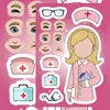 8 Pegatinas Profesionales de Cambio de Rostro, Pegatinas Coloridas, Pegatinas Originales de Dibujos Animados para la Iluminación Infantil