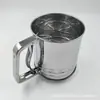 Taza Tamizadora de Harina de Mano, Colador de Horneado Semi-Automático de Acero Inoxidable, Filtro Fino para Hornear en Casa, Ultra Fino