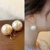 Novos Brincos de Pérola Versáteis e Elegantes para Mulheres, Brincos de Laço Elegantes e Delicados, Joia de Orelha Exquisita e Moderna para Mulheres