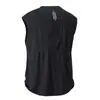 Chaleco Deportivo Transpirable de Hombro Ancho Gris Oscuro Seda de Hielo Secado Rápido Sin Mangas Camiseta para Correr de Noche y Entrenamiento de Fitness