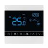 Termostato de Ar Condicionado Central Wifi Painel Controlador LCD Aquecimento de Piso Link Duplo Tela Sensível ao Toque Atacado Link Inteligente