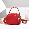 Bolso de mujer transfronterizo, bolso de mano de múltiples capas a la moda, bolso de hombro exquisito y compacto, bolso cruzado, bolsos simples y versátiles