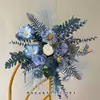 Flores de Boda Decoración de Boda Arreglo Floral de Piso Decoración de Compromiso Flores de Seda Arreglo Floral Decorativo Arreglo Floral para Camino Bolas de Flores Flores Colgantes