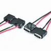 Conector Hembra Tipo-C Tipo Enlace Doble Máquina LN-01 con Cable, Estructura de Soldadura de 2P, Soporta Alta Corriente de 3A, Certificado CE