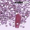 Novos Mini Acessórios para Nail Art, Acessórios de Diamante de Forma Especial com Fundo Plano, Acessórios de Diamante Rosa de Alta Qualidade com Corte Huazi, Atacado Quente