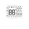 Suministro de pantalla LCD ITO de doble capa con pantalla LCD táctil, pantalla LCD de audio para coche, LCD de código de segmento en blanco y negro
