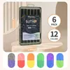 Set de Marcadores de Glitter de Doble Punta Amazon's Popular Marcador Luminoso para Pintar Brillante Starlight Star Pluma de Glitter Líquido