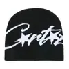 Chapéu de Lã Americano com Letras Estreladas Hip-Hop Street Transfronteiriço para Homens e Mulheres, Chapéu Frio de Personalidade Rap Quente Venda por Atacado
