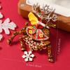Broche navideño transfronterizo caliente de Europa y Estados Unidos broche navideño pin de broche navideño regalo festivo antiluz accesorios de ropa