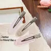 Pinzas florales para el pelo estilo coreano para mujer, pinzas laterales elegantes y exquisitas, pasadores de lazo lindos, pasadores de colores al por mayor