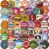 [Colección] 50 pegatinas transparentes de PET de doble cara para graffiti para decoración, álbumes de recortes DIY y pegatinas para fundas de teléfono, al por mayor