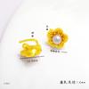 Accesorios de oro vietnamitas de larga data para manualidades, flor de perla, flor de cerezo, flor de durazno, flor de cuatro lados, colgante de lazo, pulsera