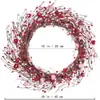 Amazon Transfronterizo Producto Nuevo Multicolor Flor Artificial Tulipán Corona Colgante de Puerta Romántica Corona de Tulipán Rosa