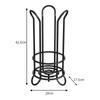 Porta pañuelos vertical de acero inoxidable para cocina, sin perforaciones, para sala de estar, portarrollos de papel higiénico
