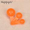 Juego de 3 cucharas medidoras de plástico para mascarilla diy al por mayor, cuchara medidora de polvo para mascarilla de belleza, juego de 3 cucharas medidoras para ajustar la mascarilla de película