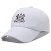 Gorra de béisbol de secado rápido de verano, nueva gorra de moda nacional para el sol, gorra deportiva para exteriores, gorra con visera transpirable con cabeza de león bordada