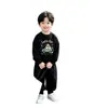 2026 Nuevo y Moderno Conjunto de Sudadera con Cuello Redondo y Dibujos de Coches para Niños Primavera y Otoño, Conjunto de Dos Piezas de Pantalones Jogger Estilo Coreano