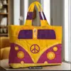 2026 Estación Independiente Transfronteriza Amazon Nuevo Estampado Digital Bolso Tote Acolchado Bordado para Viajes Cotidianos Casual Bolsa de Algodón