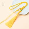 Cuerda corta con borla para asa DIY bolsa coche colgante joyería cuerda colgante pieza para asa talla de madera Wenwan cuerda colgante al por mayor
