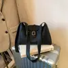 Bolso bandolera simple y versátil estilo coreano, bolsa cuadrada pequeña para mujer, nuevo de invierno 2025, bolso de hombro cruzado casual de alta calidad