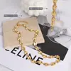 Design Frio Francês Simples Corrente Nariz de Porco Ponto Cruz Colar Pulseira Aço Titânio Ouro 18K Conjunto de Joias