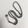 Pulsera Estilo Medio Oriente Saudí de 8*8mm con 99 Cuentas Acrílicas tipo Coral, Rosario de Mano al por Mayor