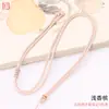 Cordão para Lanyard de Joias de Ouro de Alta Qualidade DIY Bússola dos Oito Tesouros Fivela da Paz de Ouro e Jade Cordão para Colar Venda por Atacado Novo Estilo Chinês Cordão com Pingente
