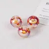 Lingote de Oro Heidi 16mm Transparente Agujero Pasante Cuentas Sueltas Hecho a Mano Accesorios para Joyería DIY Materiales para Cadena de Teléfono Cuentas al por Mayor